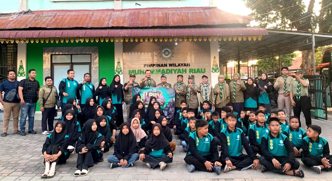 Siap Harumkan Nama Riau, Kontingen Terbaik Hizbul Wathan Berangkat ke LPB V Nasional