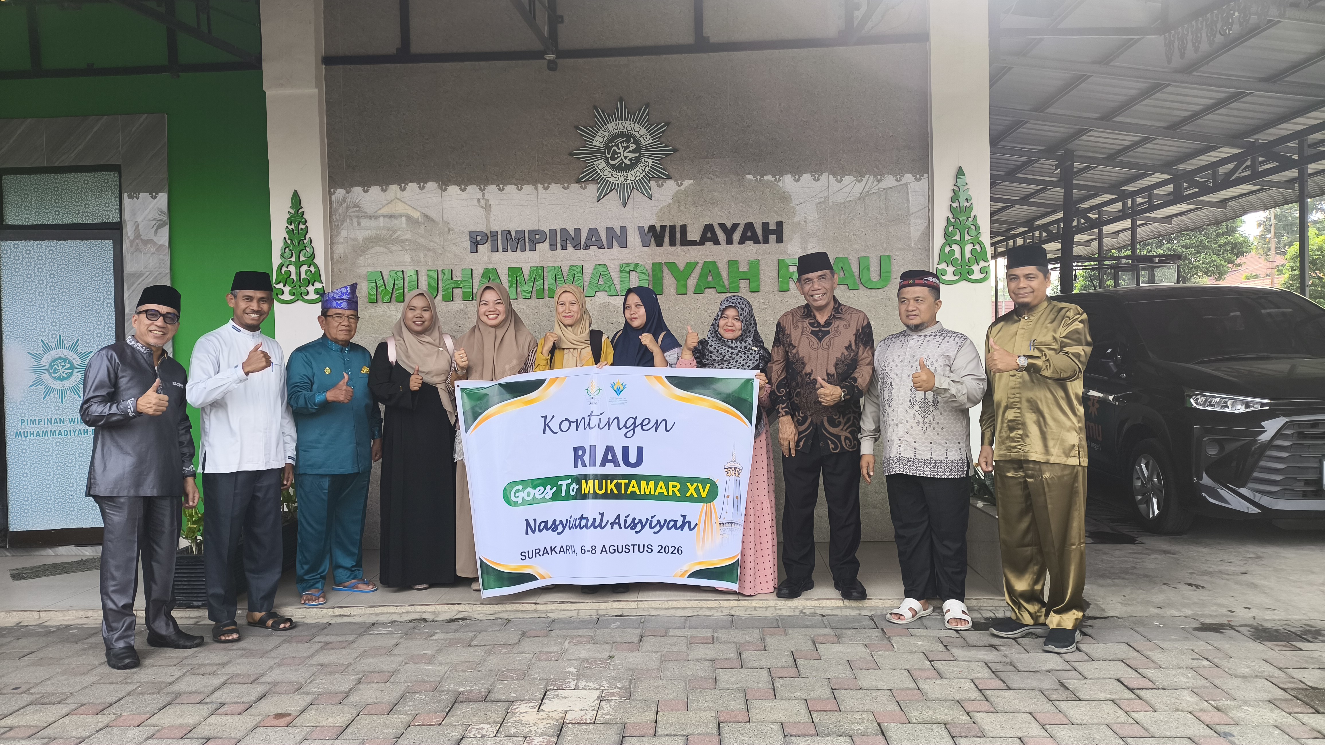 PWM Riau Lepas Kontingen PW Nasyiatul Aisyiyah Riau Menuju Muktamar XV di Surakarta